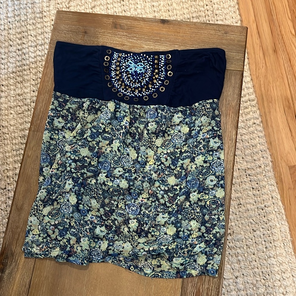 Boho Strapless top